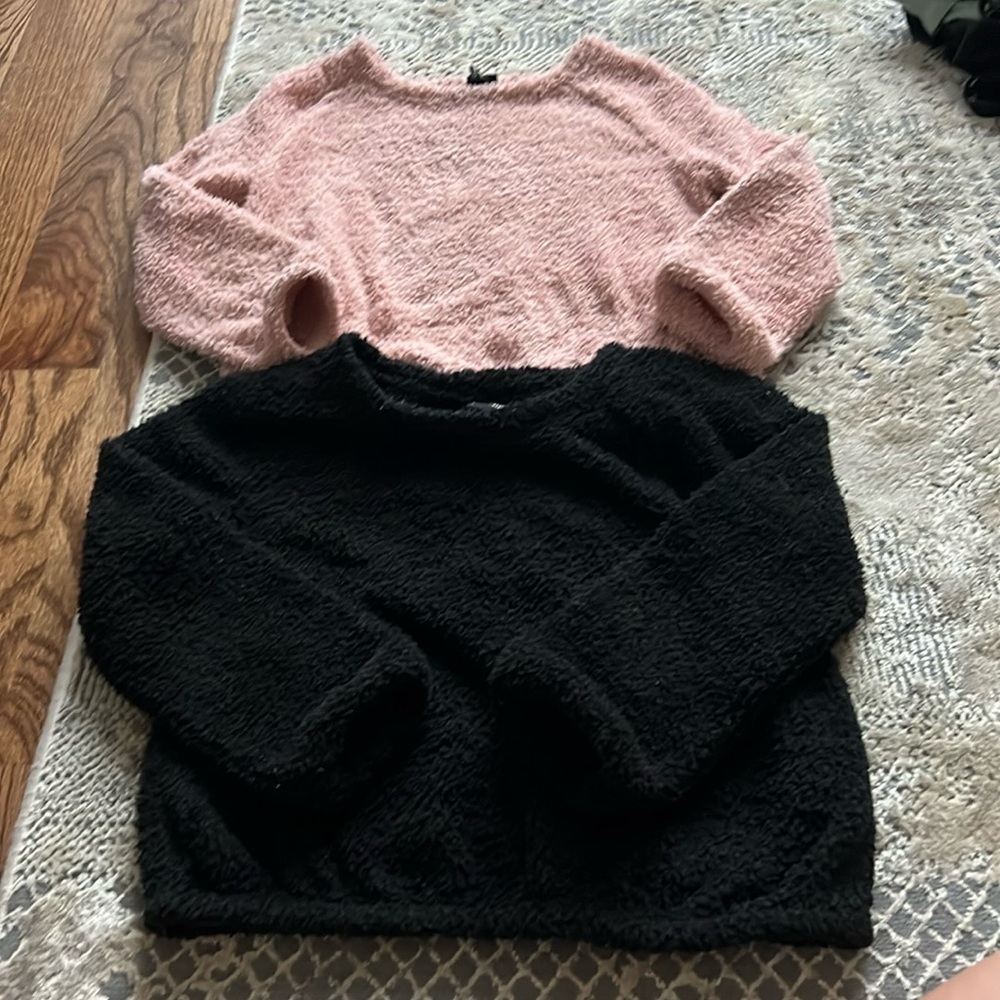 2 Piece Art Class Fuzzy Comfy Sweaters 10/12